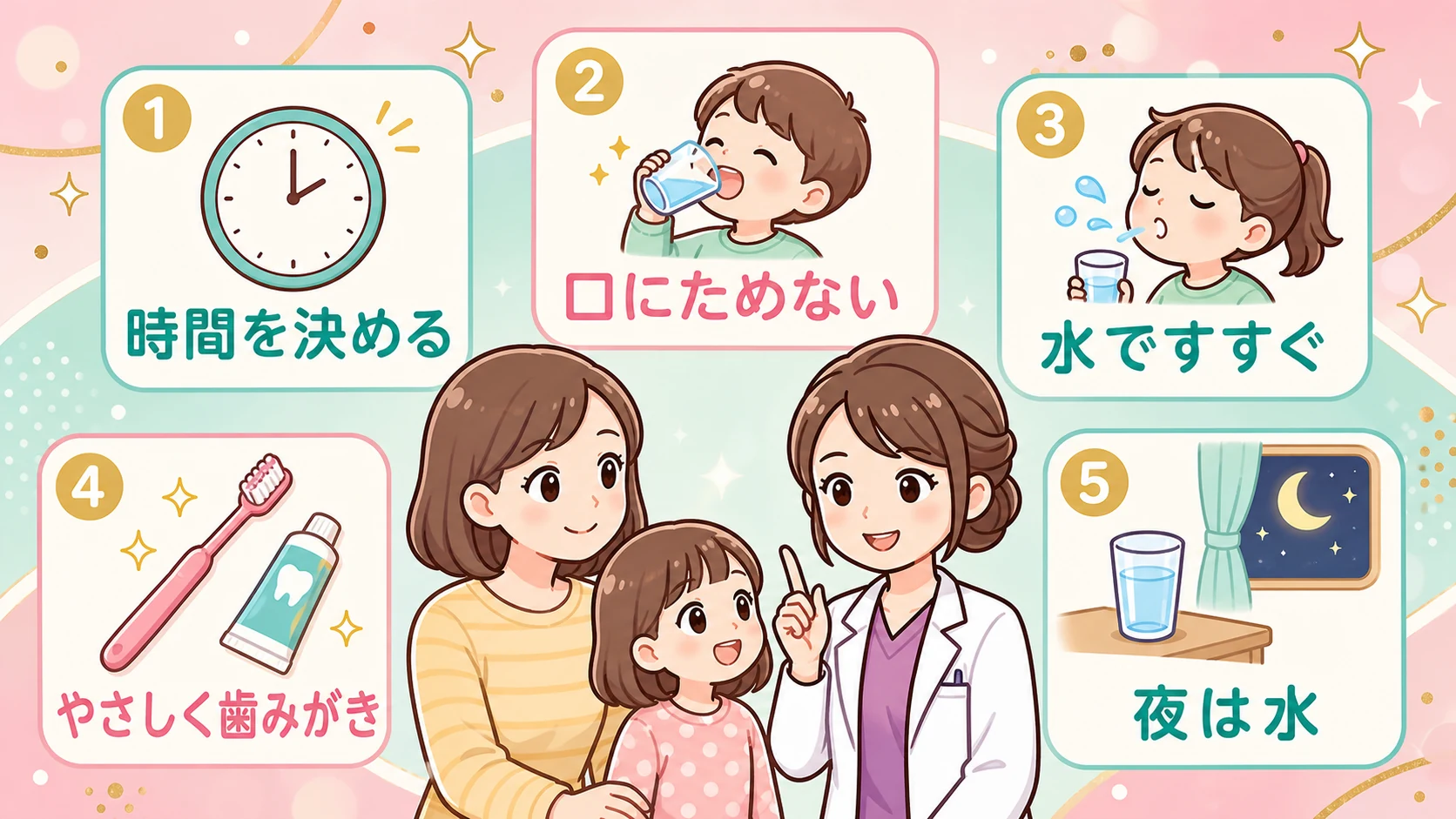 スポーツドリンクや経口補水液を飲んだ後に歯を守る5つの習慣